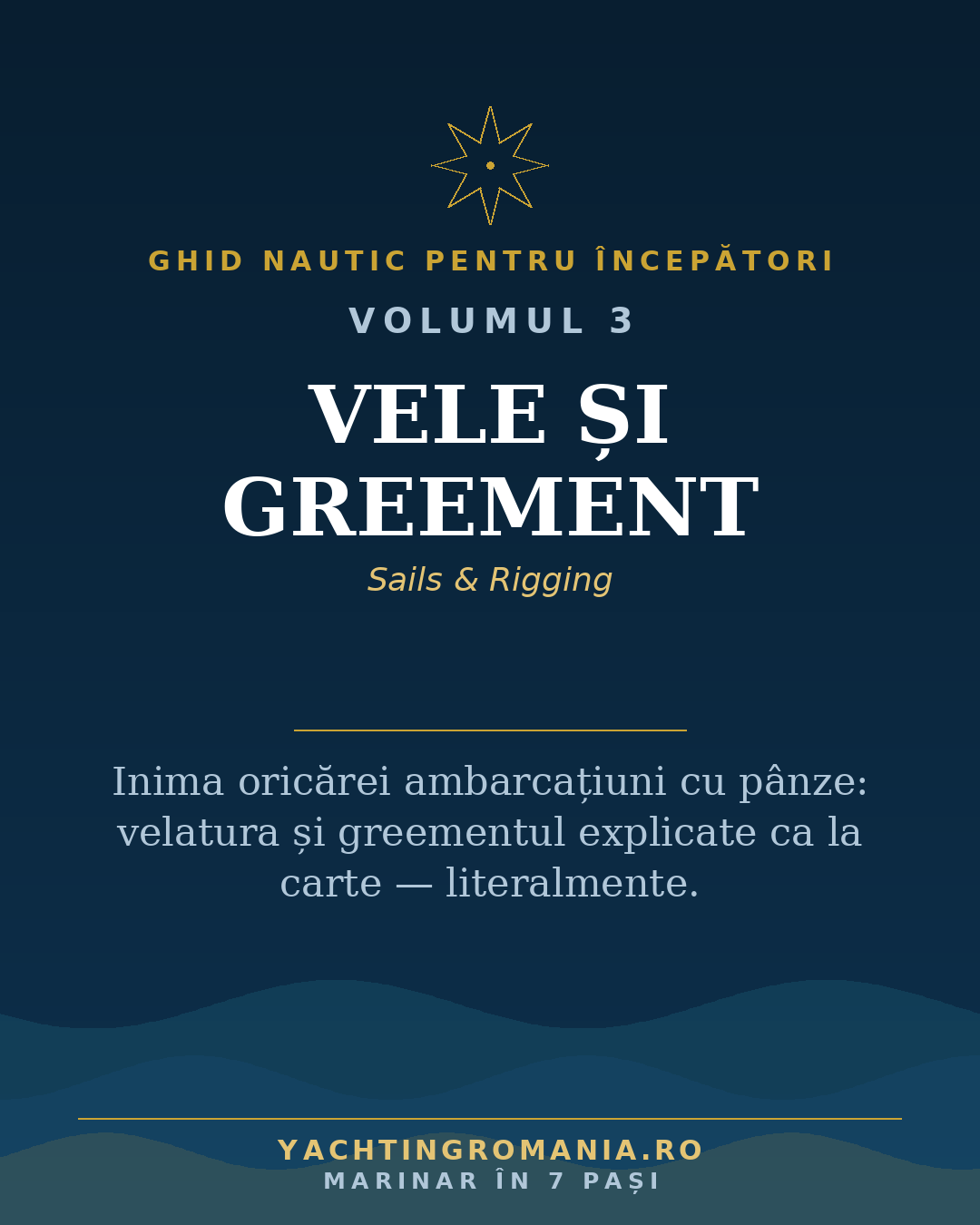 Ghid nautic pentru incepatori Vol.:3 - Vele si Greement